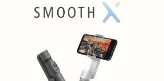 Promo banner of Zhiyun SMOOTH-X gimbal