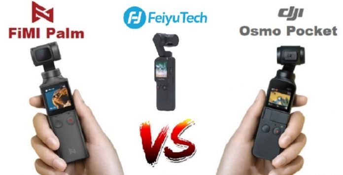 Feiyu Pocket vs Osmo Pocket vs FiMI Palm gimbals