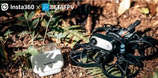 Photo of Betafpv Beta95X V2 HD with Insta360 Go camera