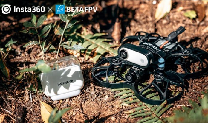 Photo of Betafpv Beta95X V2 HD with Insta360 Go camera