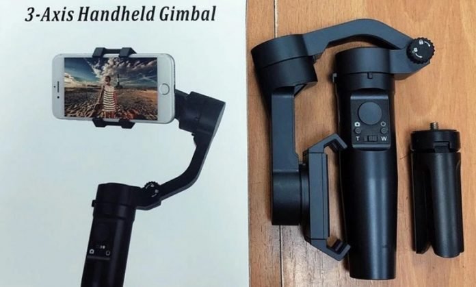 photo of LEDISTAR F3 phone gimbal