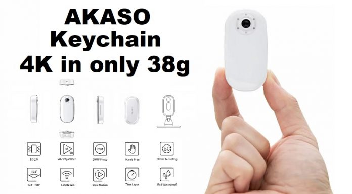Photo of AKASO Keychain camera
