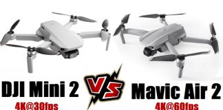 DJI MINI 2 versus Mavic Air 2