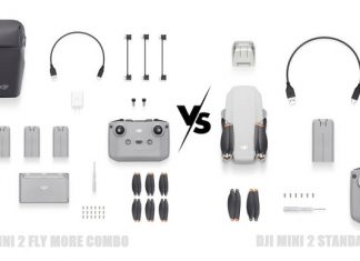 DJI Mini 2 combo vs standard