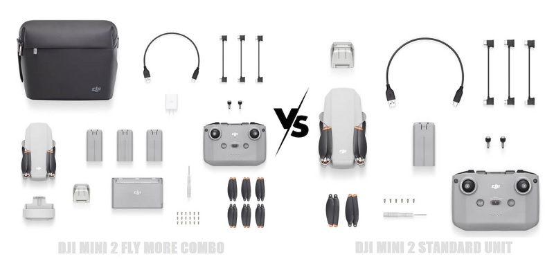 DJI Mini 2 combo vs standard: Which one to buy? - First Quadcopter