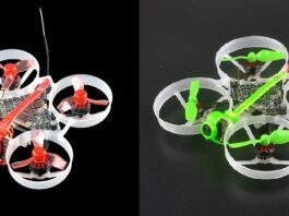 Happymodel Moblite6 and Moblite7 side by side photo