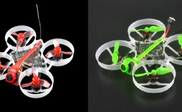 Happymodel Moblite6 and Moblite7 side by side photo