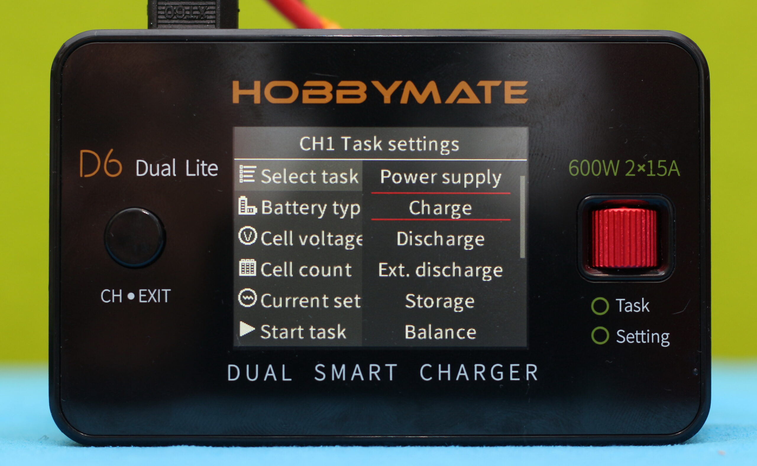 Program modes of D6 Dual Lite charger
