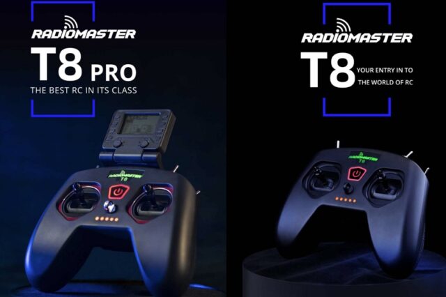 RadioMaster T8 and T8 Pro transmitters - First Quadcopter