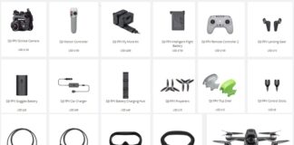 DJI FPV Drone Spare Parts and Accessories