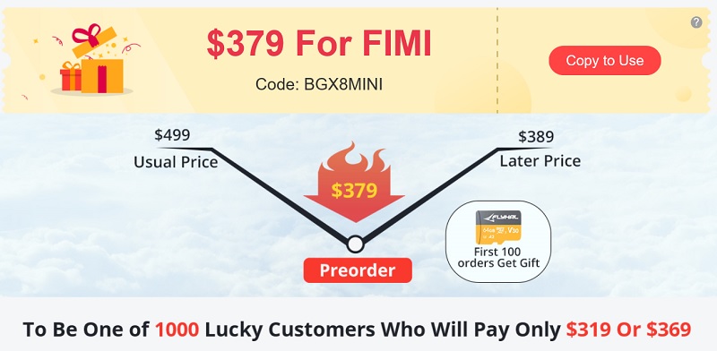FIMI MINI discount code deal