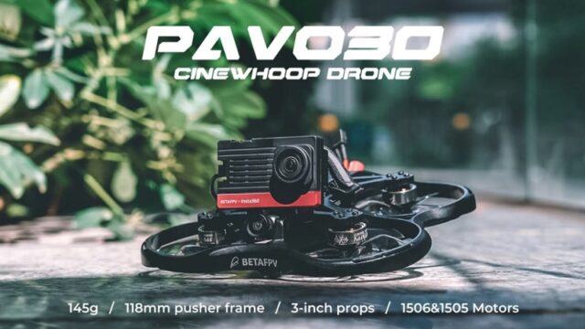 BetaFPV Pavo30: Brushless Pusher CineWhoop - First Quadcopter