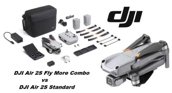 DJI Air 2S Fly More Combo vs Standard box