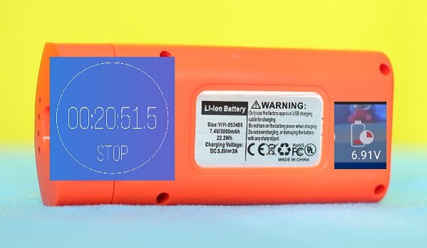 Battery life of SG108 Pro