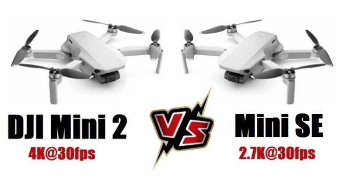 DJI Mini SE versus DJI Mini 2 comparison DJI Mini SE vs DJI Mini 2