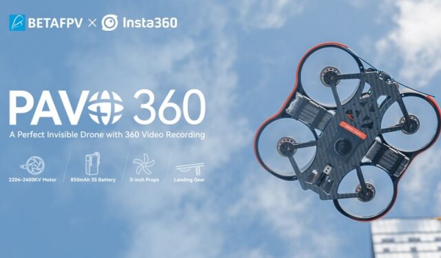 Pavo360 drone with Insta360 SMO360 camera