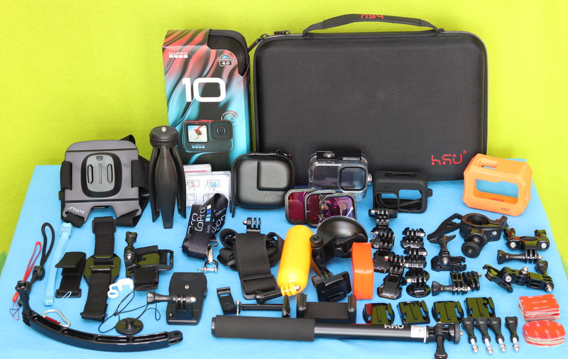 GoPro Hero 10 accessories bundle review (HSU 72 in 1 kit + extras