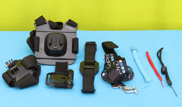 Heads trap, chest harness and wrist band for GoPro 10