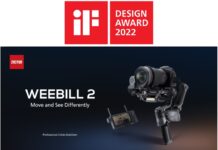 WEEBILL 2 gimbal at iF Design Award 2022
