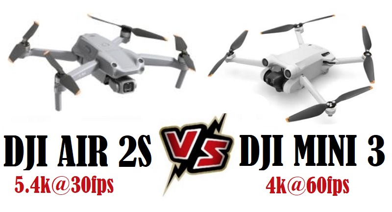DJI MINI 3 VS DJI Air 2S