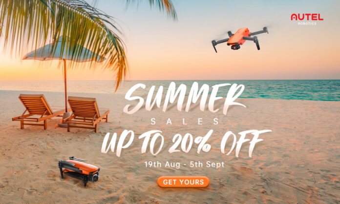 Bannière Autel Drone Summer Sales 2022