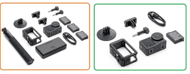 DJI Action 3 package options
