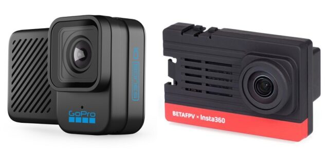 Os GoPro et Insta360 SMO 4K