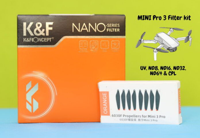 DJI MINI3 Pro K&F Concept filters