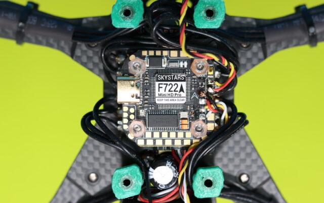 Flight controller and ESC soldering