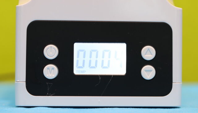 Front panel (display and buttons)