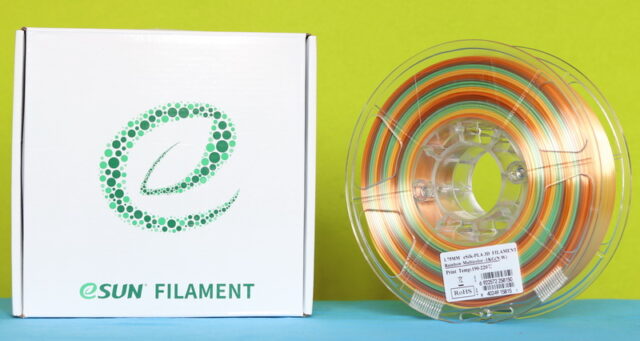 eSUN eSilk-PLA Rainbow filament