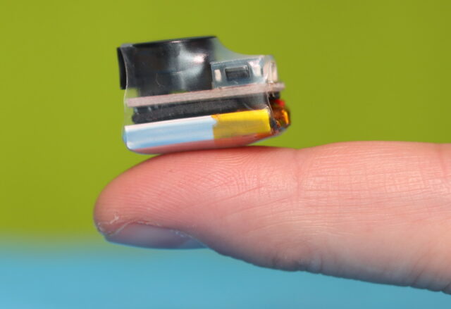 Finger tip size drone buzzer