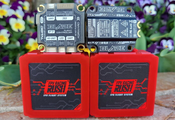 RUSHFPV F722 FC and BLADE 50A ESC