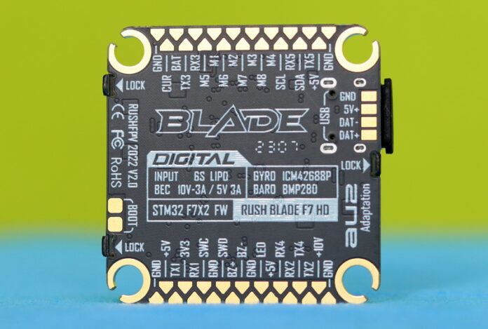 RushFPV Blade F722 V2 digital flight stack - First Quadcopter