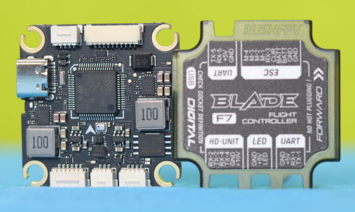 RushFPV Blade F722 V2 digital flight stack - First Quadcopter