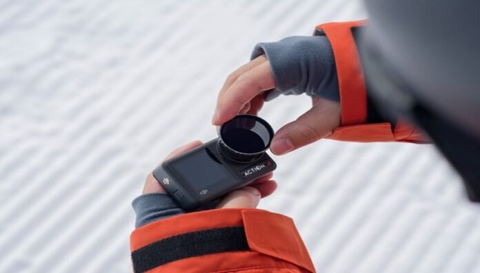 DJI Osmo Action 4 camera DJI Action 4 leaked photo