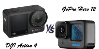 GoPro 12 vs DJI Action 4