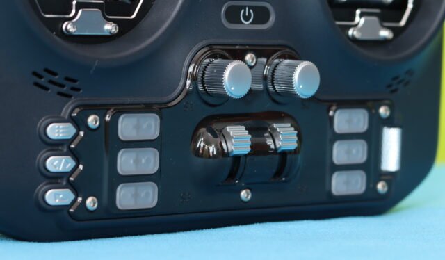 Radio control buttons