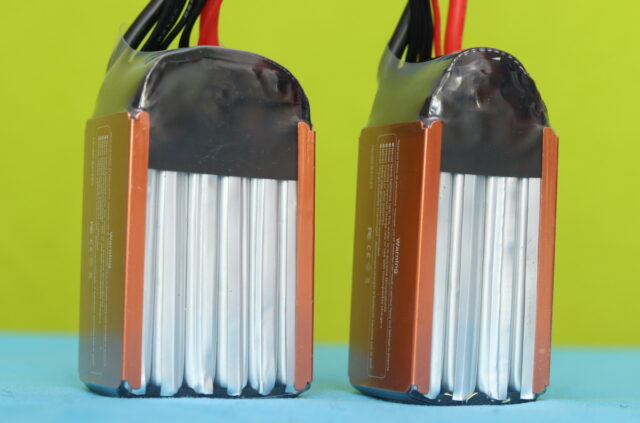 BattAir 4s 1500mah and 6s 1300mah side by side