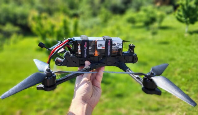 Bonka 6s 6000mah installed on iFlight Chimera 9 drone