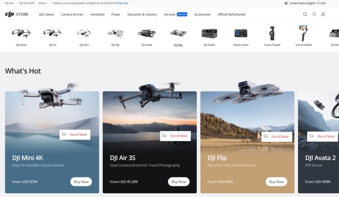 DJI Products Out of Stock in the US — What You Can Do Next