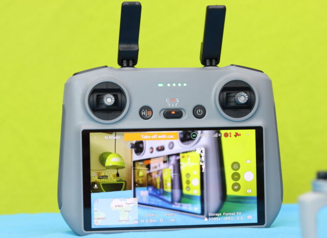 DJI RC 2 remote controller with built-in screen and dual antennas