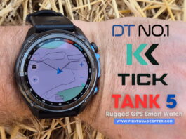 KKTick Tank T5 smartwatch photographed on my wrist hands-on review
