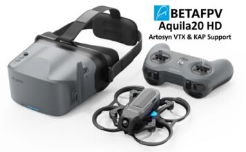 BetaFPV Aquila20 HD micro drone with ArtLynk digital VTX system