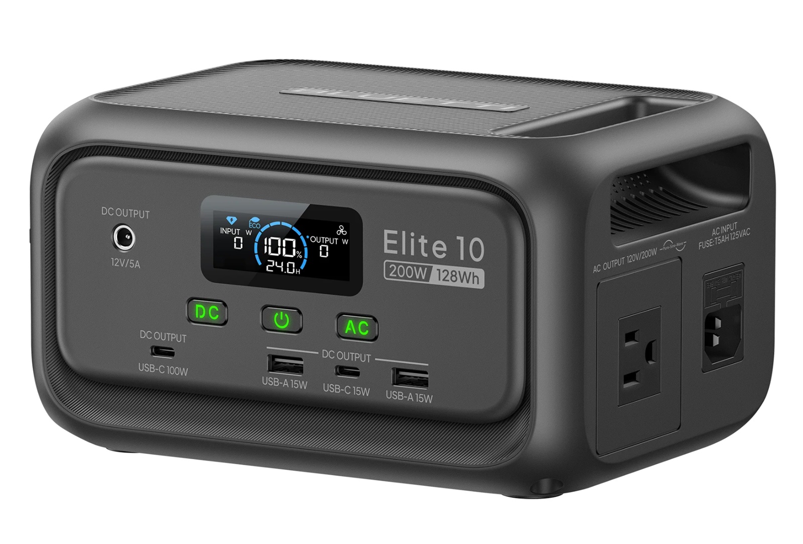 BLUETTI Elite 10 Portable Power Station – 200W | 128Wh BLUETTI Elite 10 portable power station with 200W output and 128Wh capacity