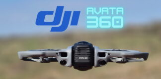 Featured DJI Avata 360 review photo by FirstQuadcopter.com showing the drone’s camera, frame, and propellers.