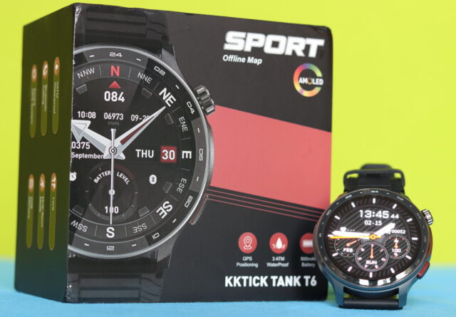 KKTICK Tank T6 Rugged Smartwatch – Box Specifications