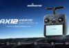 RadioMaster AX12 Android-based radio controller with touchscreen display and control sticks
