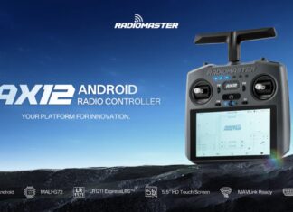 RadioMaster AX12: Do We Really Need an Android Radio Controller? RadioMaster AX12 Android-based radio controller with touchscreen display and control sticks