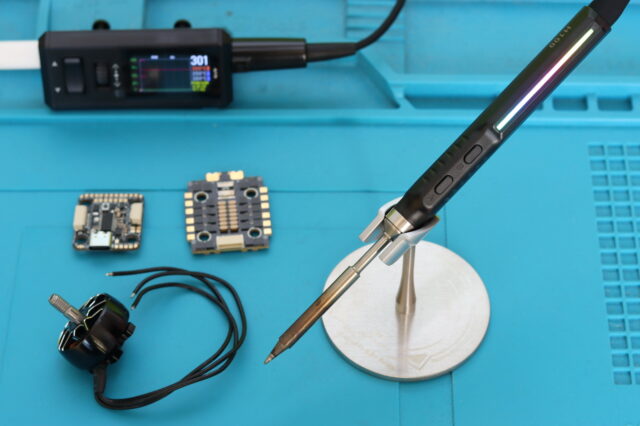 Miniware TS101 SA80 soldering iron stand compact metal holder for TS101 and TS100 irons